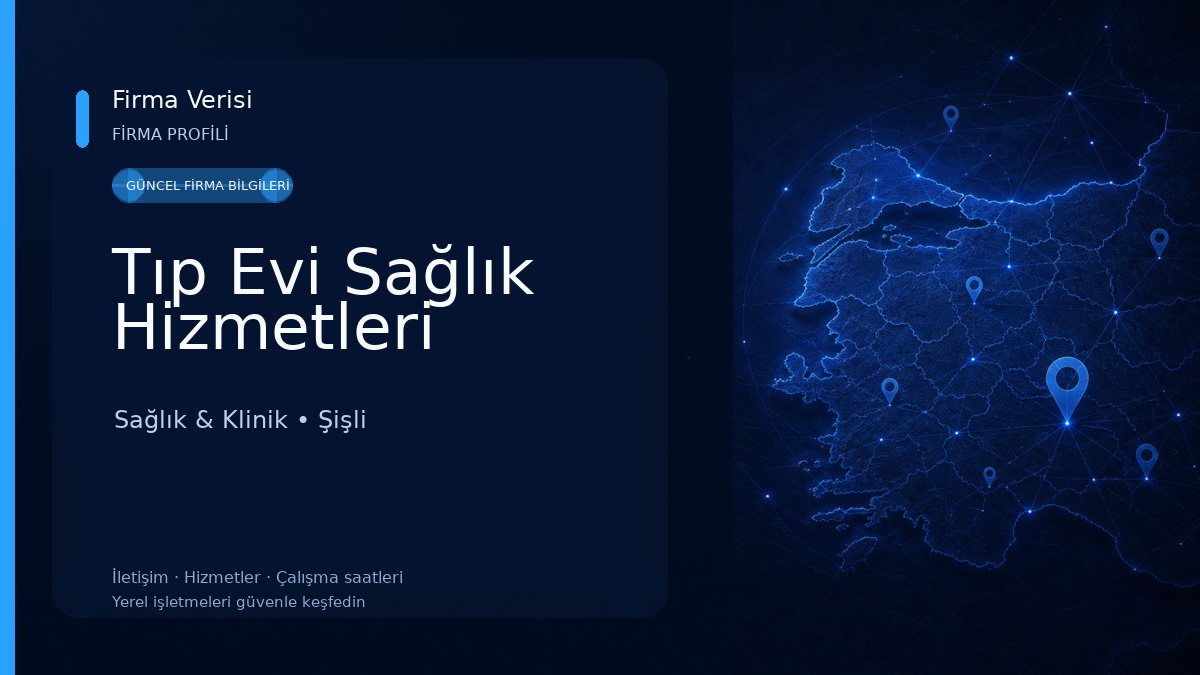 Tıp Evi Sağlık Hizmetleri Sağlık & Klinik