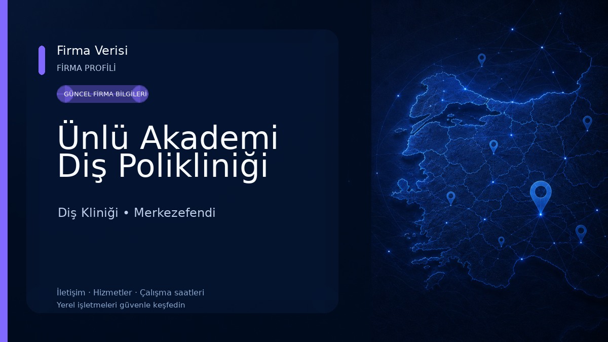 Ünlü Akademi Diş Polikliniği Diş Kliniği