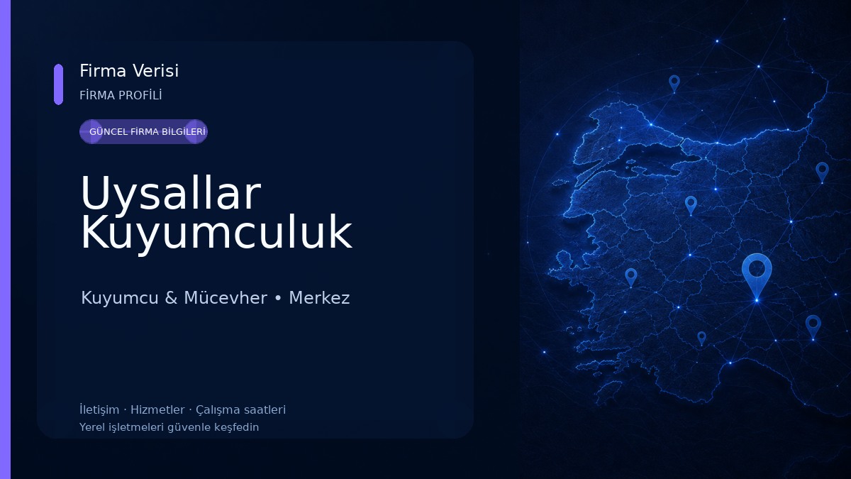 Uysallar Kuyumculuk Kuyumcu & Mücevher