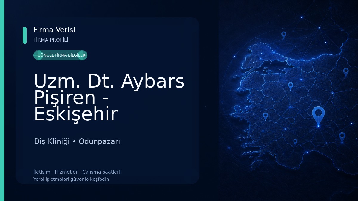 Uzm. Dt. Aybars Pişiren - Eskişehir Periodontoloji ve İmplantoloji 