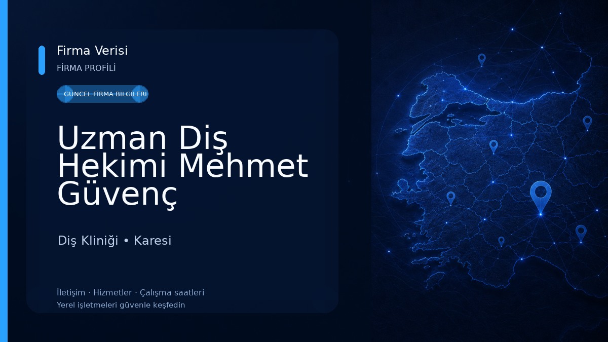 Uzman Diş Hekimi Mehmet Güvenç Balıkesir Özel Diş Kliniği-Lamina-Zirkonyum-İmplant-Beyazlatma-Estetik ve Kozmetik Diş Hekimi Diş Kliniği
