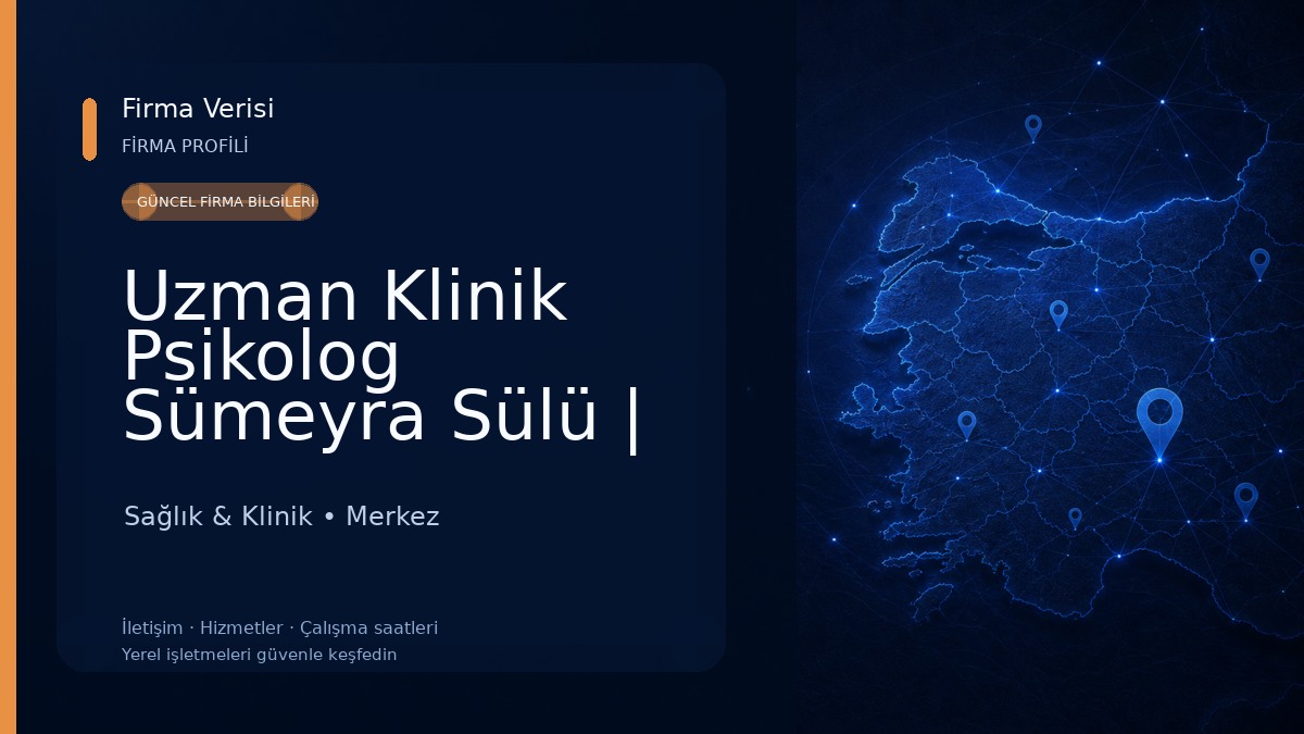 Uzman Klinik Psikolog Sümeyra Sülü | Osmaniye Psikolog 