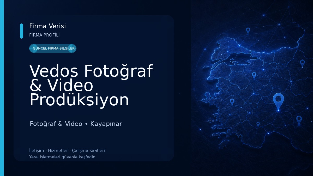 Vedos Fotoğraf & Video Prodüksiyon Fotoğraf & Video