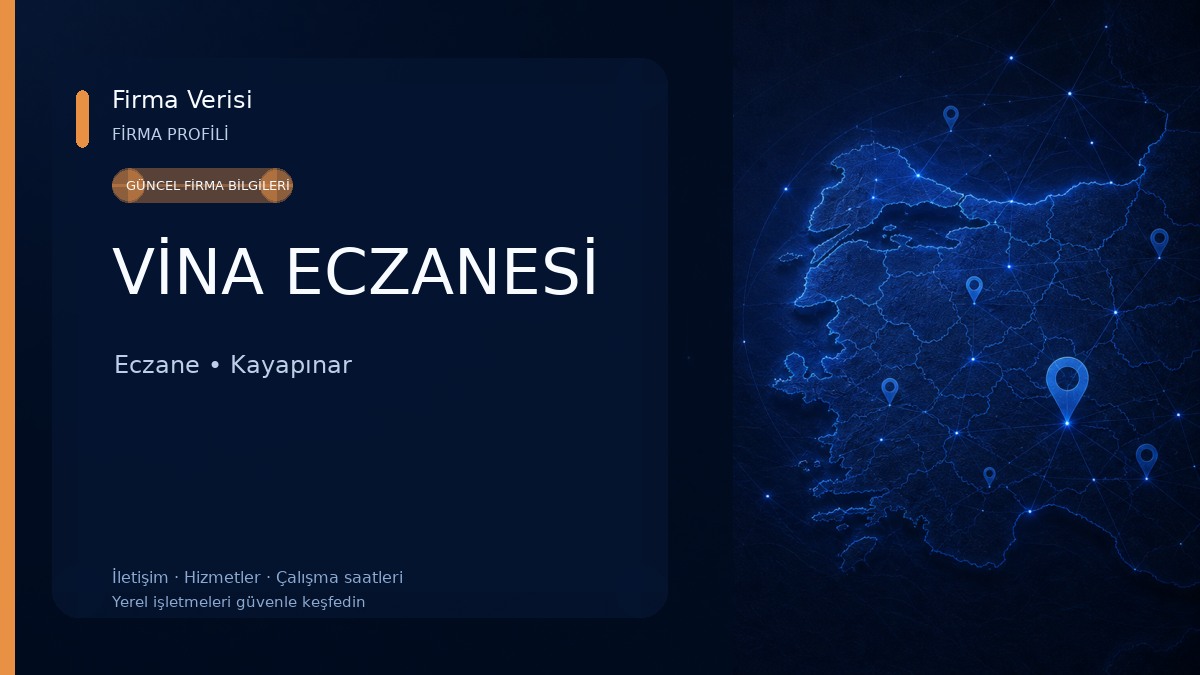 VİNA ECZANESİ Eczane