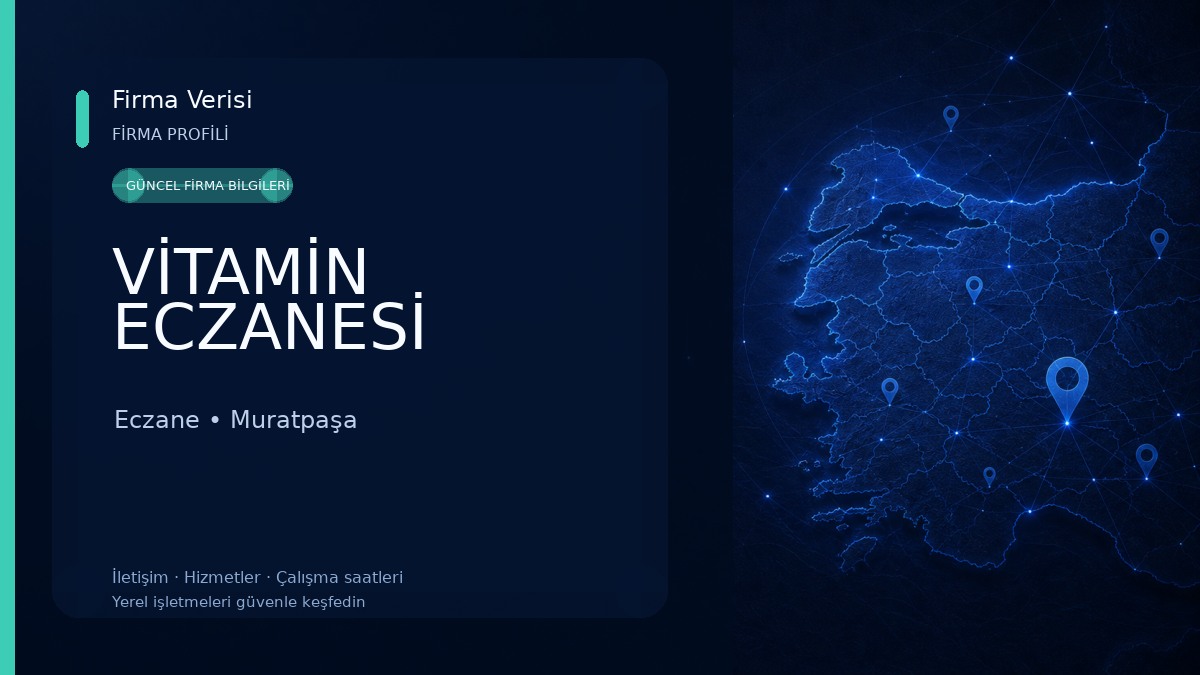 VİTAMİN ECZANESİ Eczane
