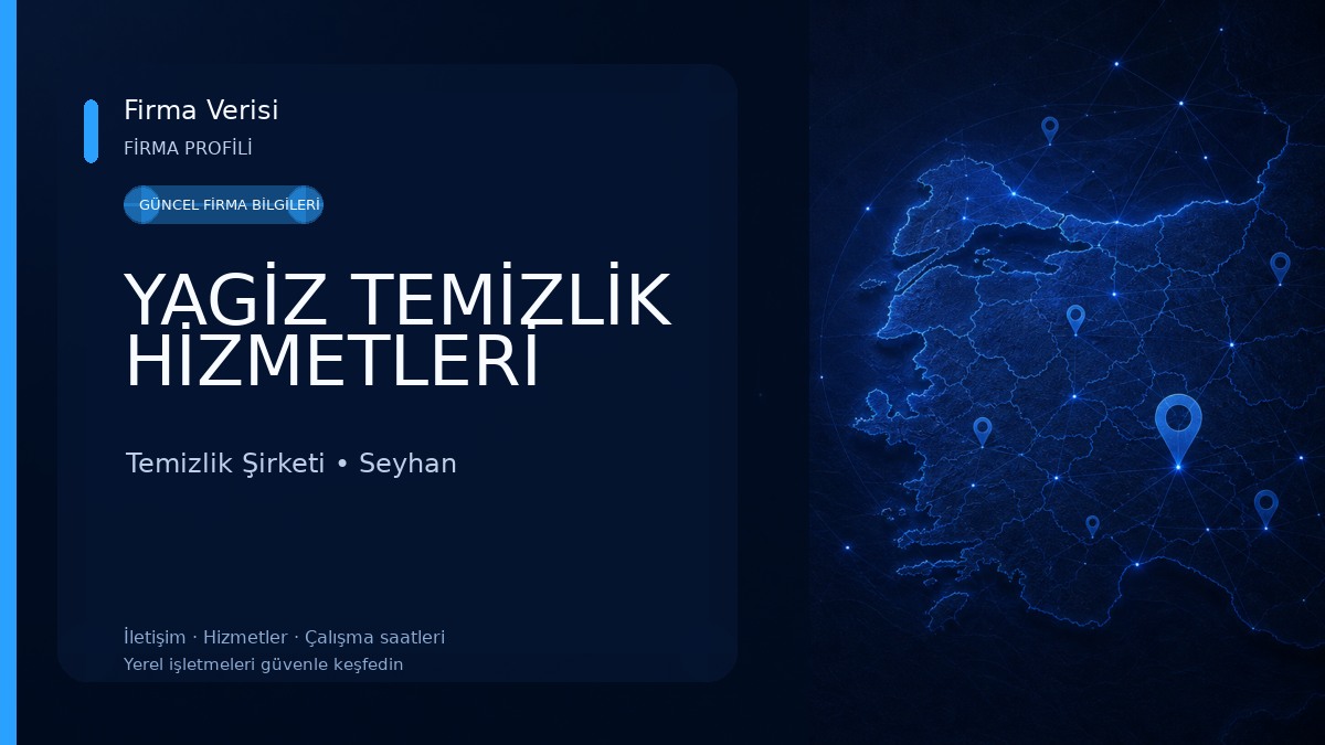 YAGİZ TEMİZLİK HİZMETLERİ Temizlik Şirketi