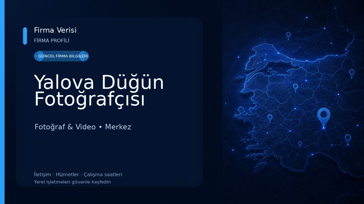 Yalova Düğün Fotoğrafçısı Fotoğraf & Video