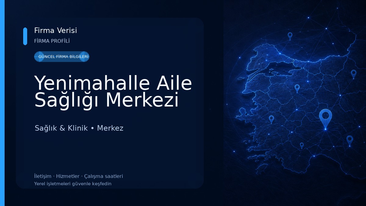 Yenimahalle Aile Sağlığı Merkezi Sağlık & Klinik