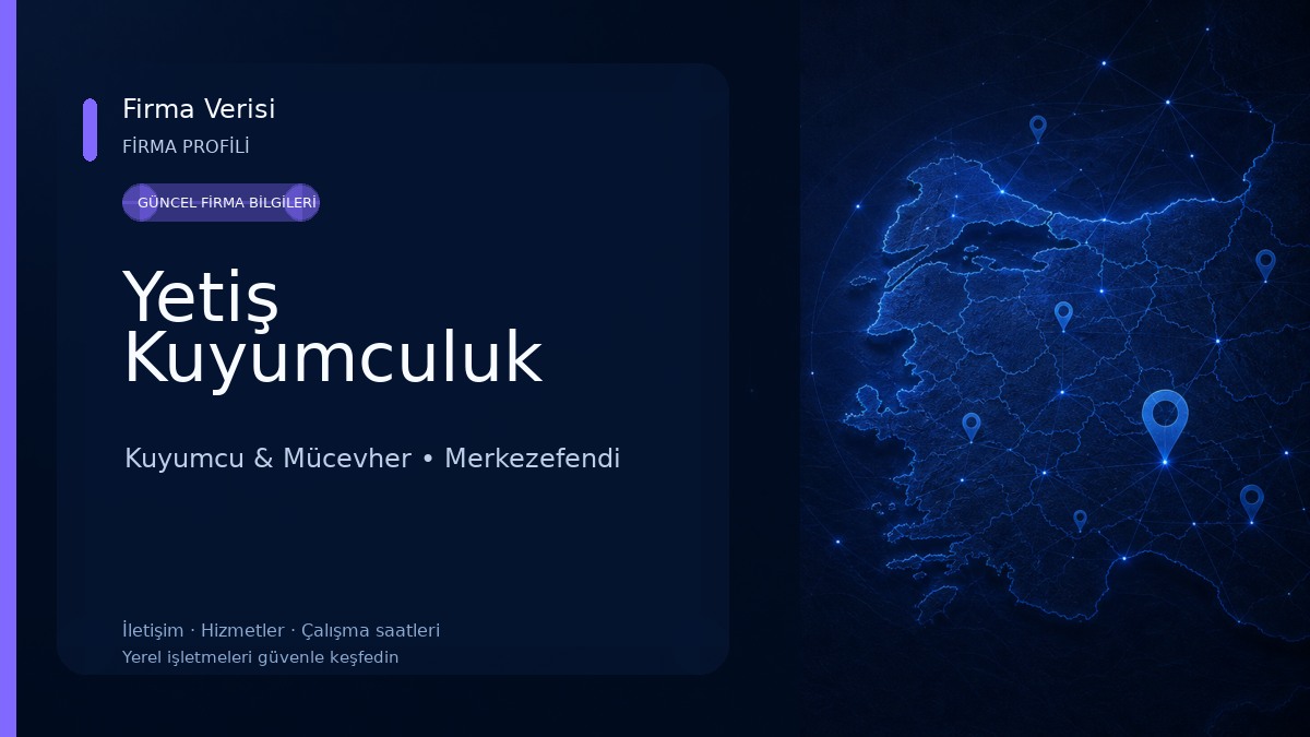 Yetiş Kuyumculuk Kuyumcu & Mücevher