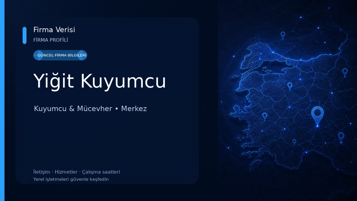 Yiğit Kuyumcu Kuyumcu & Mücevher