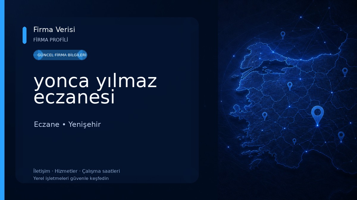 yonca yılmaz eczanesi 