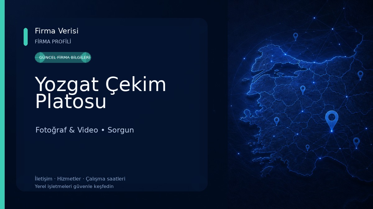 Yozgat Çekim Platosu Fotoğraf & Video