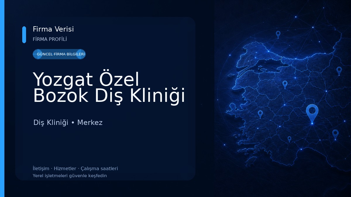 Yozgat Özel Bozok Diş Kliniği 