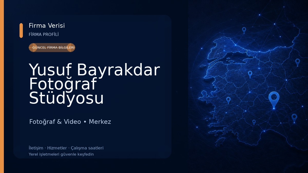 Yusuf Bayrakdar Fotoğraf Stüdyosu Fotoğraf & Video