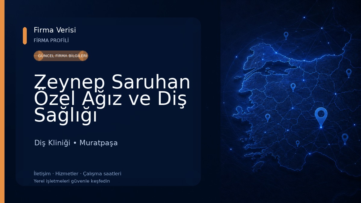 Zeynep Saruhan Özel Ağız ve Diş Sağlığı Muayenehanesi Diş Kliniği